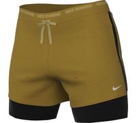 Nike DM4757-716 M NK DF Stride 5IN Shrt Hybrid Pantaloncini Uomo Bronzine/Black/Buff Gold/Reflective Taglia XL