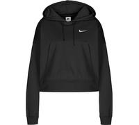 NIKE DM6417-010 W NSW Jrsy OS PO Hoodie Maglia Lunga Black/White M
