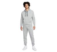 Nike M NK Club FLC GX HD TRK Suit Tuta da Ginnastica, Dk Grey Heather/White, M Uomo