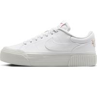 NIKE DM7590-108 Court Legacy Lift Donna, White/Photon Dust-Picante Red EU 38