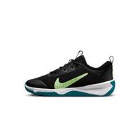 Nike DM9027 Omni Multi Court Black Barely Volt Nero Scarpe Bambino Tessuto Lacci Unisex 36.5