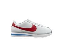 Nike - Cortez - Sneakers in pelle bianche, rosse e blu-Bianco Womens 8.5