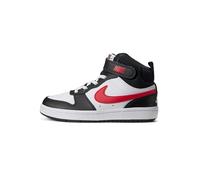 Nike Court Borough Mid 2 (PS), Sneaker Unisex-Bambini, Black/White/Red, 30 EU