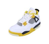 Nike Donna WMNS Air Jordan 4 RetroRunning, BIANCO/LATTE DI COCCO - ZOLFO VIVID, 5.5 UK (8 US)