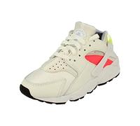 Nike Donne Air Huarache Running Trainers DH4439 Sneakers Scarpe (UK 3 US 5.5 EU 36, White Volt Bright Crimson 106)