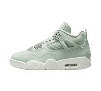 Nike Donne Air Jordan 4 Retro Scarpe, Schiuma mare/Argento metallizzato/Vela, 11.5