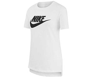Nike Dptl Basic Futura, Maglietta Bambina, Bianco (White/Black), L