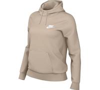 Nike DQ5415-126 W NSW Club FLC FNL Hoodie Std Maglia Lunga Donna SANDDRIFT/White Taglia L-S