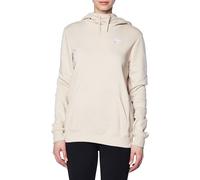 Nike DQ5415-126 W NSW Club FLC FNL Hoodie Std Maglia Lunga Donna SANDDRIFT/White Taglia S