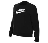 NIKE DQ5832-010 W NSW Club FLC GX Std Crew Maglia Lunga Donna Black/White Taglia S-S