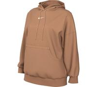 Nike DQ5860-225 W NSW PHNX FLC OS PO Hoodie Maglia Lunga Donna Amber Brown/Sail Taglia S-S