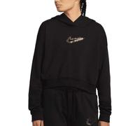 Nike DQ6776-010 W NSW STRDST GX HDY Maglia Lunga Donna Nero/Oro Taglia M