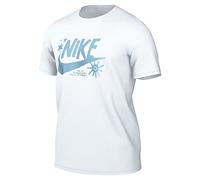 NIKE DR7807-100 M NSW Tee HBR Statement T-Shirt Uomo Bianco Taglia L