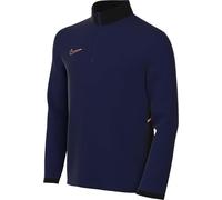 Nike Dri-Fit Academy 25 Drill -PD Maglietta a Maniche Lunghe per Bambini Blue Void/Black/Orange Pulse 122/128