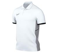 Nike Dri-Fit Academy 25 Polo, White/Black/Wolf Grey/Black, M Uomo