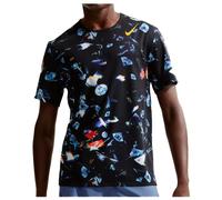 Nike - Dri-Fit ADV Aeroswift AOP S/S - Maglia da corsa M nero