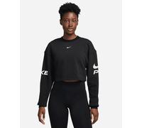 Nike Maglia in French Terry Black/White da Donna S Nero