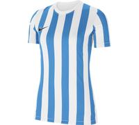 Nike Dri-Fit Division IV, Maglia Manica Corta Donna, Bianco/Universita Blu/Nero, L