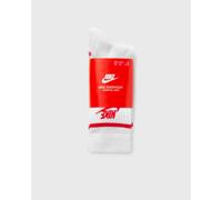 Nike 3-Pack Essential Stripe Socks - Bianco, bianco M