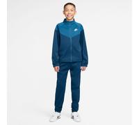Tuta per ragazzi Nike Kids Dri-Fit Poly Knit Full Zip - blue force/green abyss/white - Blu (S)