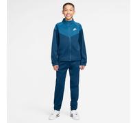 Tuta per ragazzi Nike Kids Dri-Fit Poly Knit Full Zip - blue force/green abyss/white - Blu (S)