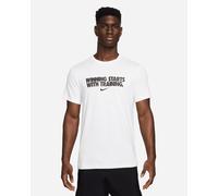 Nike Dri Fit Gfx Winning M - T-shirt Training - Uomo - Bianco L