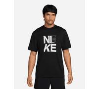 Nike Dri Fit Graphic M - T-shirt Training - Uomo - Nero L