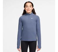 Nike Dri-Fit Half-Zip Manica lunga Ragazze in grigio-blu