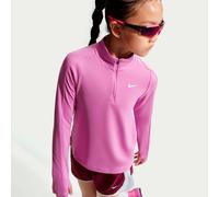 Nike Dri - Fit Half Zip Manica lunga Ragazze lilla, bianco