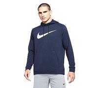 Nike Dri-Fit Hdie, Felpa con cappuccio Uomo, blu (obsidian/white), 2XL
