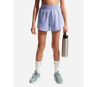 Pantaloncini per ragazze Nike Kids Dri-Fit One High-Waisted Woven Training - light thistle/white - Viola (M)