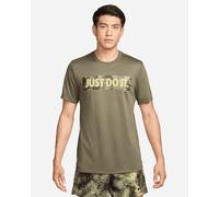 Nike Dri Fit Just Do It M - T-shirt Training - Uomo - Verde S