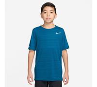Maglietta per ragazzi Nike Kids Miler Dri-Fit - green abyss/green abyss - Blu (XL)