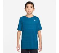 Maglietta per ragazzi Nike Kids Miler Dri-Fit - green abyss/green abyss - Blu (M)