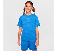 Nike Dri-FIT Multi Heather Maglietta Bambini-blu, bianco in blu