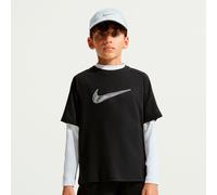 Maglietta per ragazzi Nike Boys Dri-FIT Multi Short Sleeve - black - Nero (L)