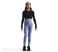 Pantaloni per ragazze Nike Girls One Dri-FIT High-Waisted - world indigo/white - Blu (XL)
