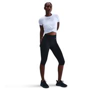 Nike - One Training - Leggings stile capri neri a vita alta-Nero XS