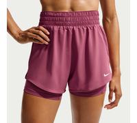 Nike Dri - Fit One High Rise 2in1 3in Pantaloncini Donna