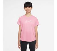 Maglietta per ragazze Nike Kids One Fitted Dri-Fit Short Sleeve - med soft pink/white - Rosa (XS)