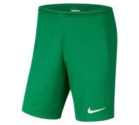 Pantaloncini da calcio Nike Dri-Fit Park III Knit Uomo verde pino/bianco (S)