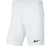 Pantaloncini da calcio Nike Dri-Fit Park III Knit Bambino Jr bianco/nero (M)