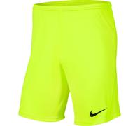 Short Nike Park III Giallo Fluorescente per Bambino - BV6865-702 - Taille S (8/10 anni)