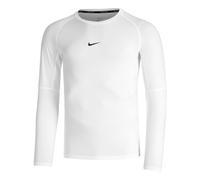 Nike FB7919-100 M NP DF Tight Top LS Maglia Lunga Uomo White/Black Taglia L