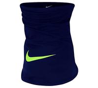 Nike Dri-FIT - Sciarpa invernale Warrior, Blu - Verde chiaro