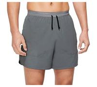 NIKE Dri Fit Stride 5In BF Pantaloncini Smoke Grey/Black/Reflective Si S