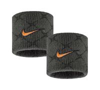 Asciugamano da tennis Nike Swoosh 2P - anthracite/black/total orange - Grigio