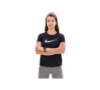 Nike T-Shirt Running One Swoosh Nero Donna XS