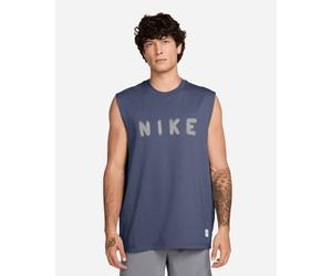 Nike Dri Fit The Big Logo M - Canotta Training - Uomo - Blu S
