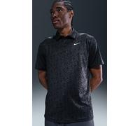 Nike Golf Polo Dri-Fit Tour POA Stampa, antracite/nero